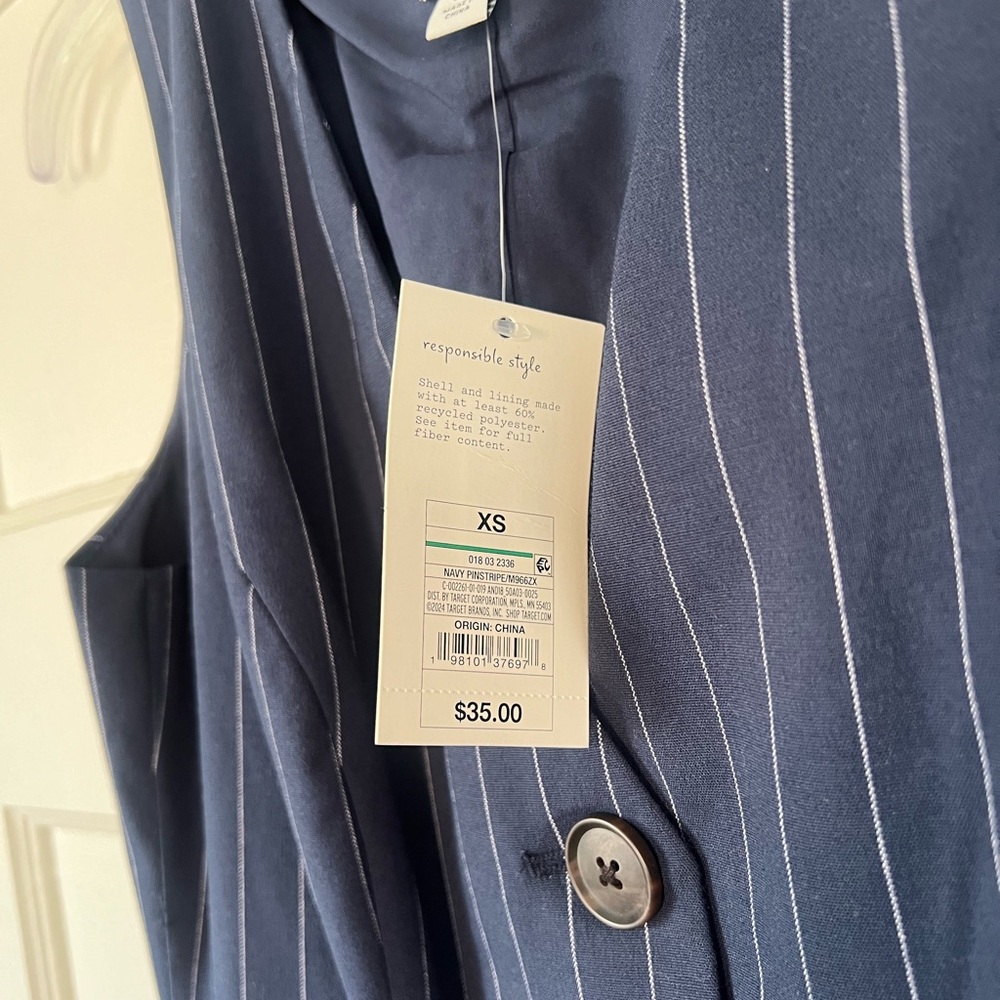New navy pinstripe dress
Never worn - Picture 3 of 5
